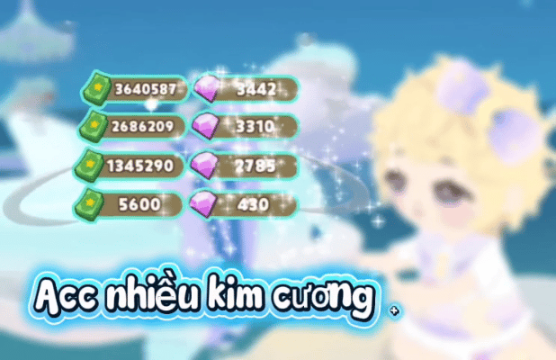 NHIỀU KIM CƯƠNG + TIỀN SAO